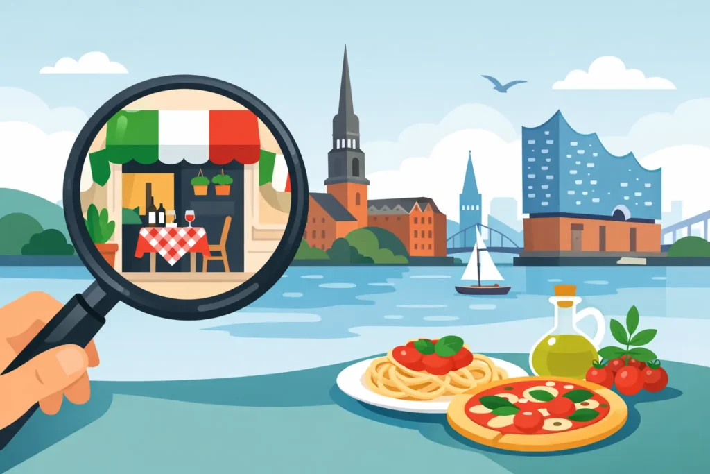 Italienisches Restaurant Hamburg finden