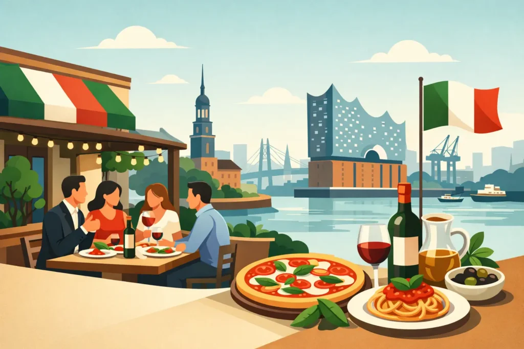 Restaurant für Gruppen Hamburg italienisch