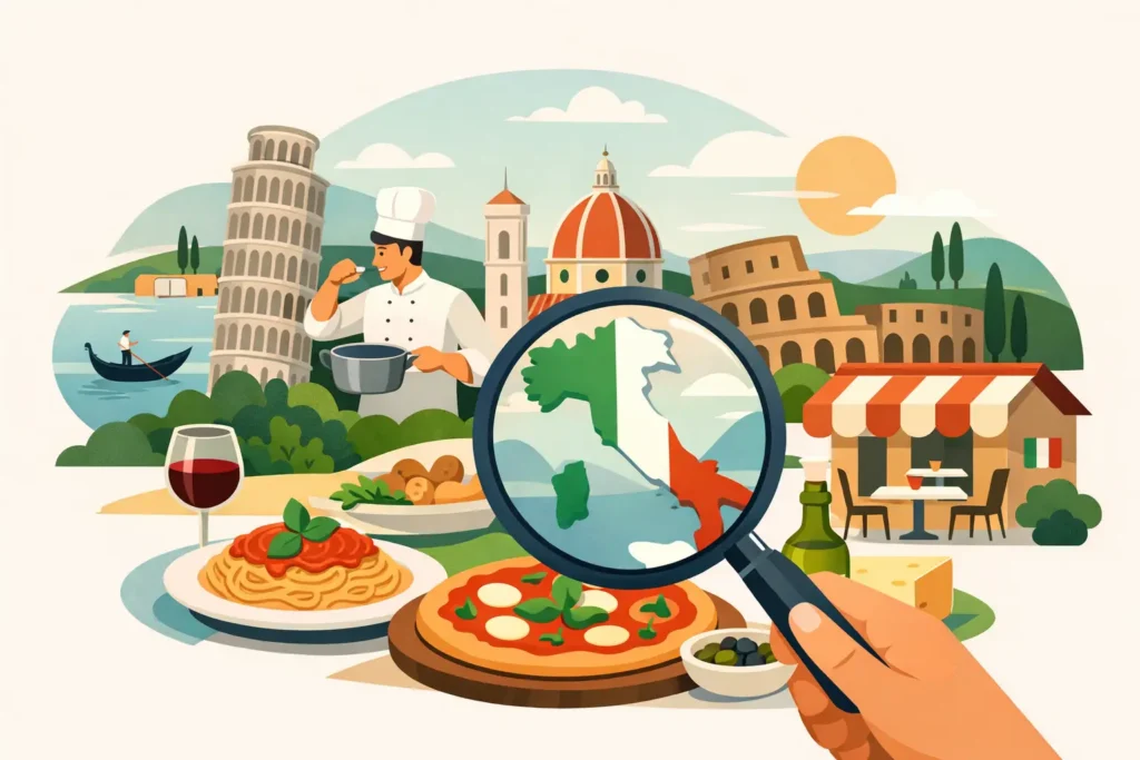 Wie findet man authentische italienische Küche?