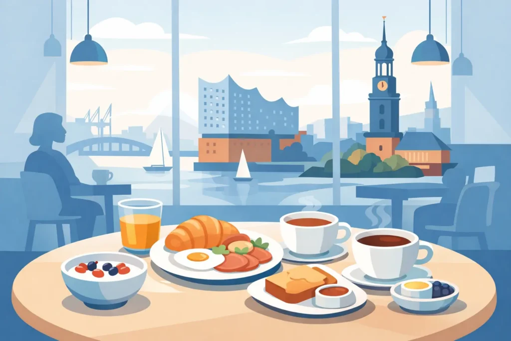 Frühstücksangebote im Restaurant Hamburg Zentrum
