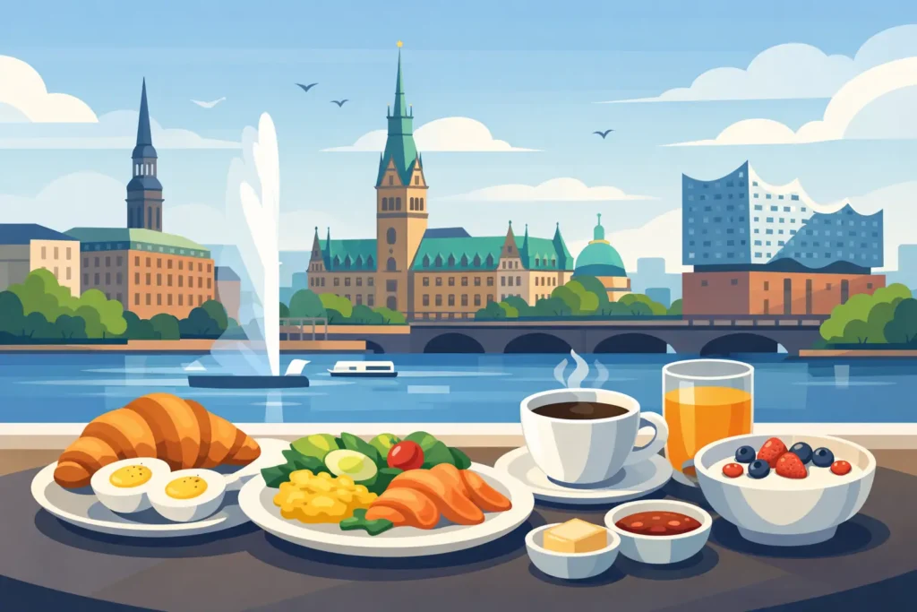 Wo frühstücken in Hamburg Innenstadt?