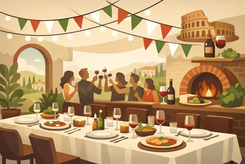 Italienisches Restaurant für Ihre Gruppenfeier