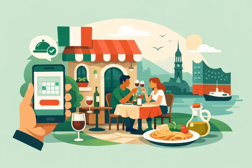 Italienisches Restaurant reservieren in Hamburg
