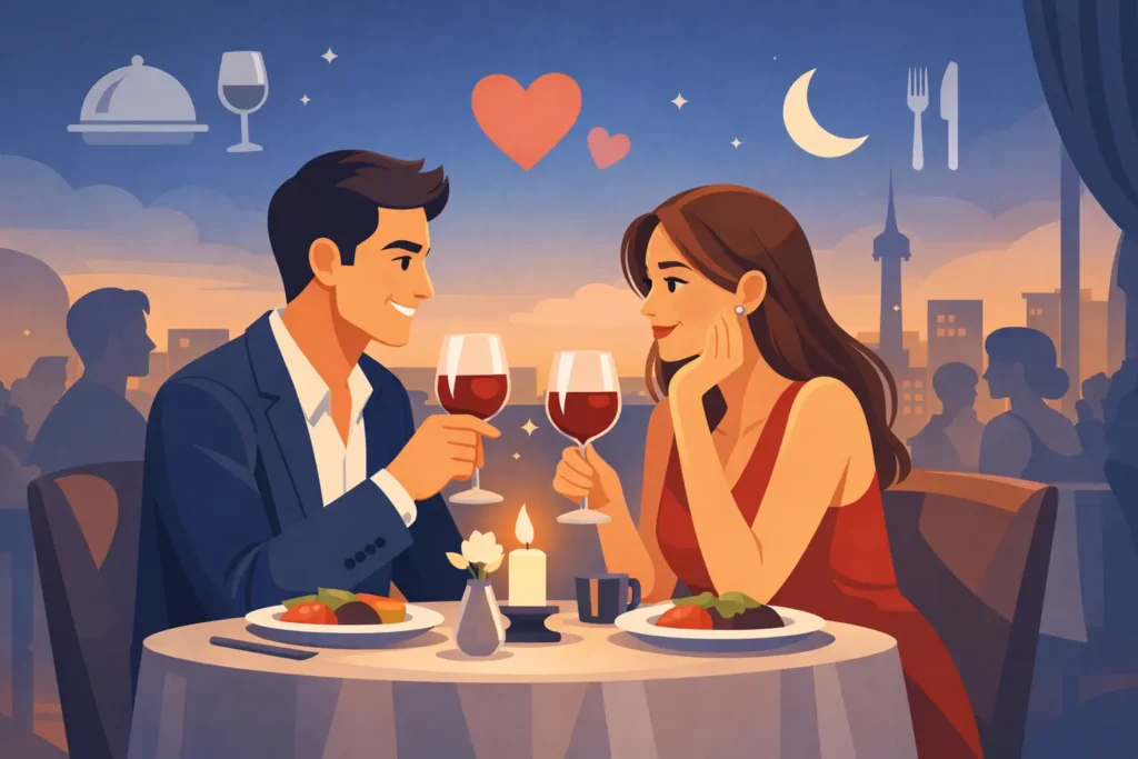 Restaurantwahl für erstes Date: so passt es